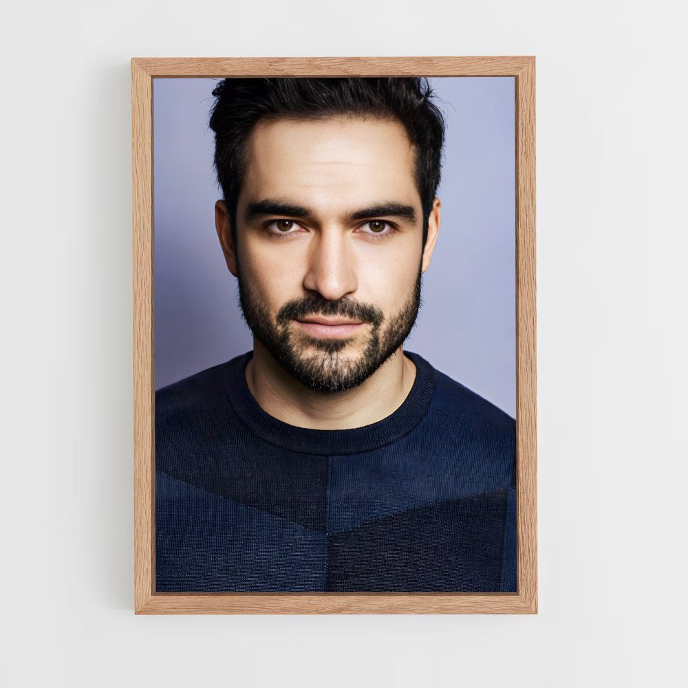 ap-alfonso herrera-2 cadre Bois clair