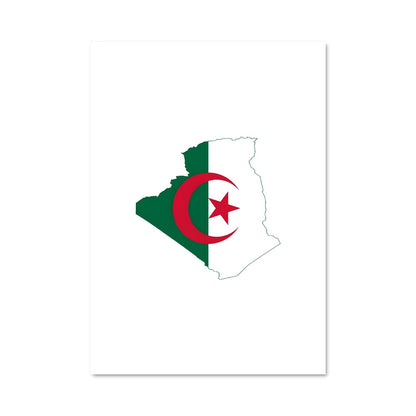 Poster Algeria flag 85210