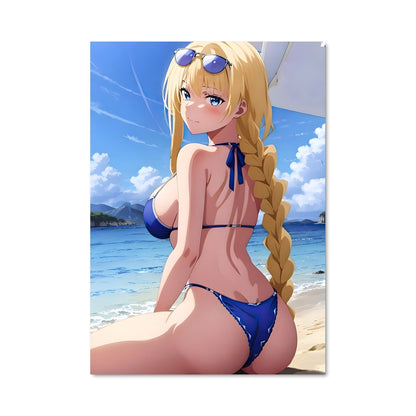 Poster Plage d'Alice