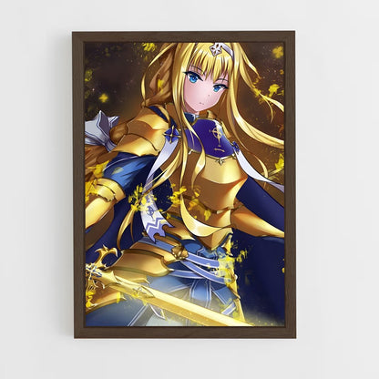 ap-alice sword art online-1 cadre Bois foncé