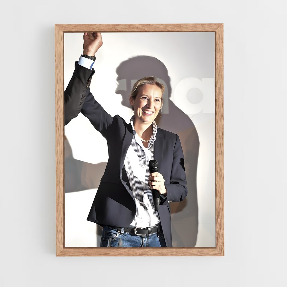 ap-alice weidel-1 cadre Bois clair