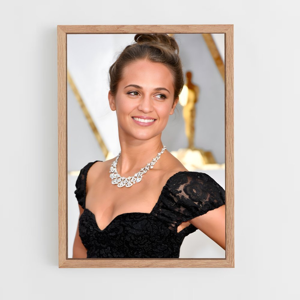 ap-alicia vikander-7 cadre Bois clair