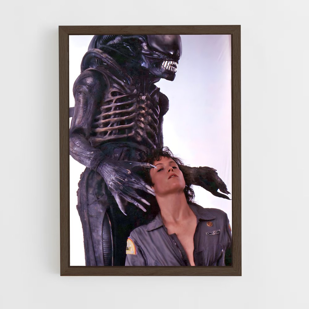 ap-alien-4 cadre Bois foncé