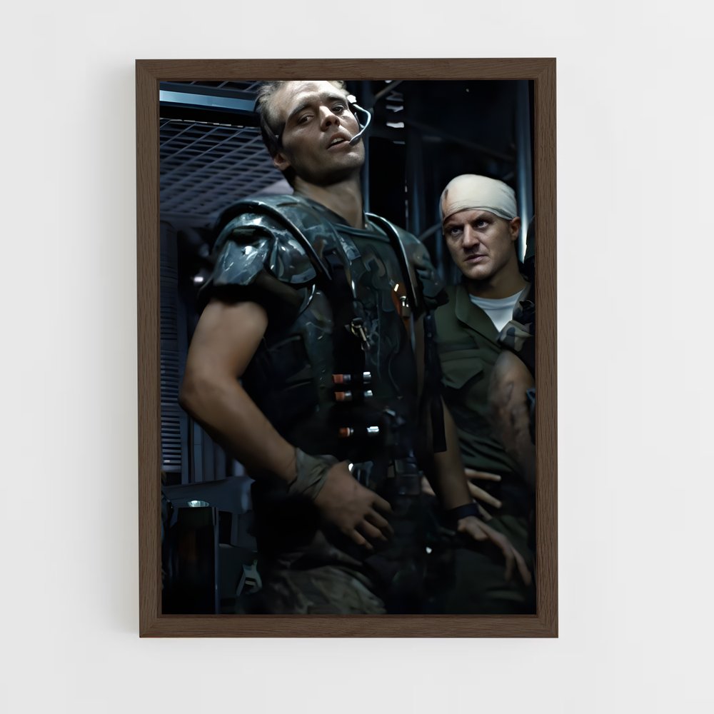 ap-alien-5 cadre Bois foncé