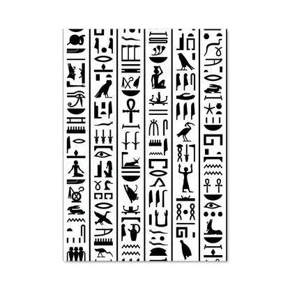 Poster Hiéroglyphes Aliens