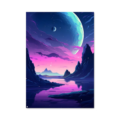 Poster Paysage Éthéré
