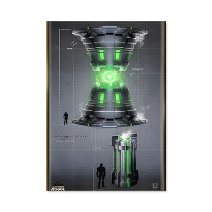Poster Vaisseau Lumineux