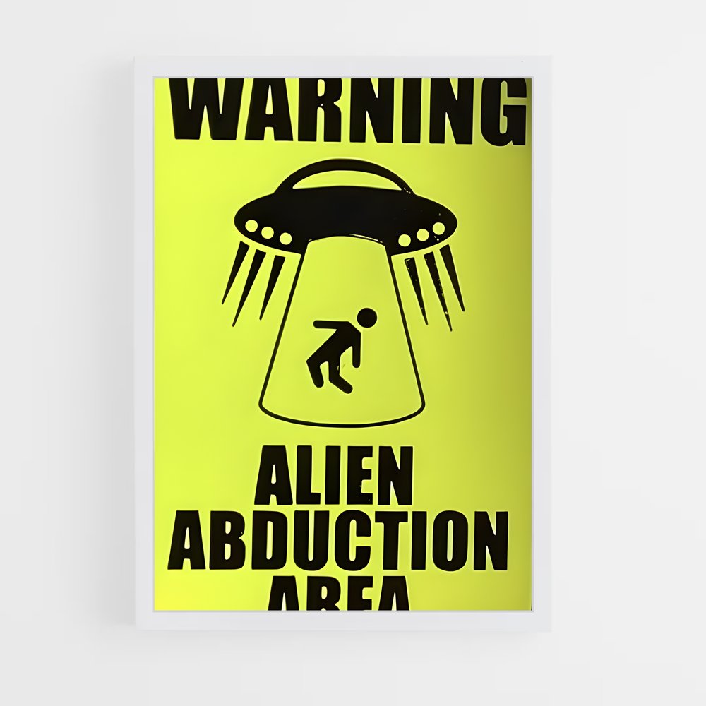 ap-alien abduction-2 cadre Blanc