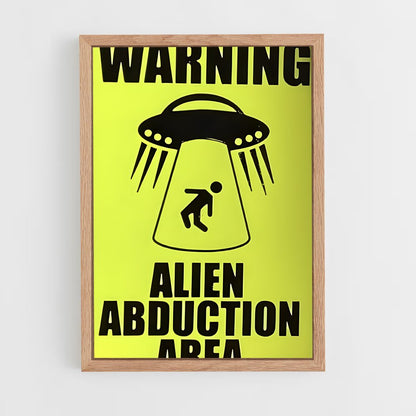 ap-alien abduction-2 cadre Bois clair