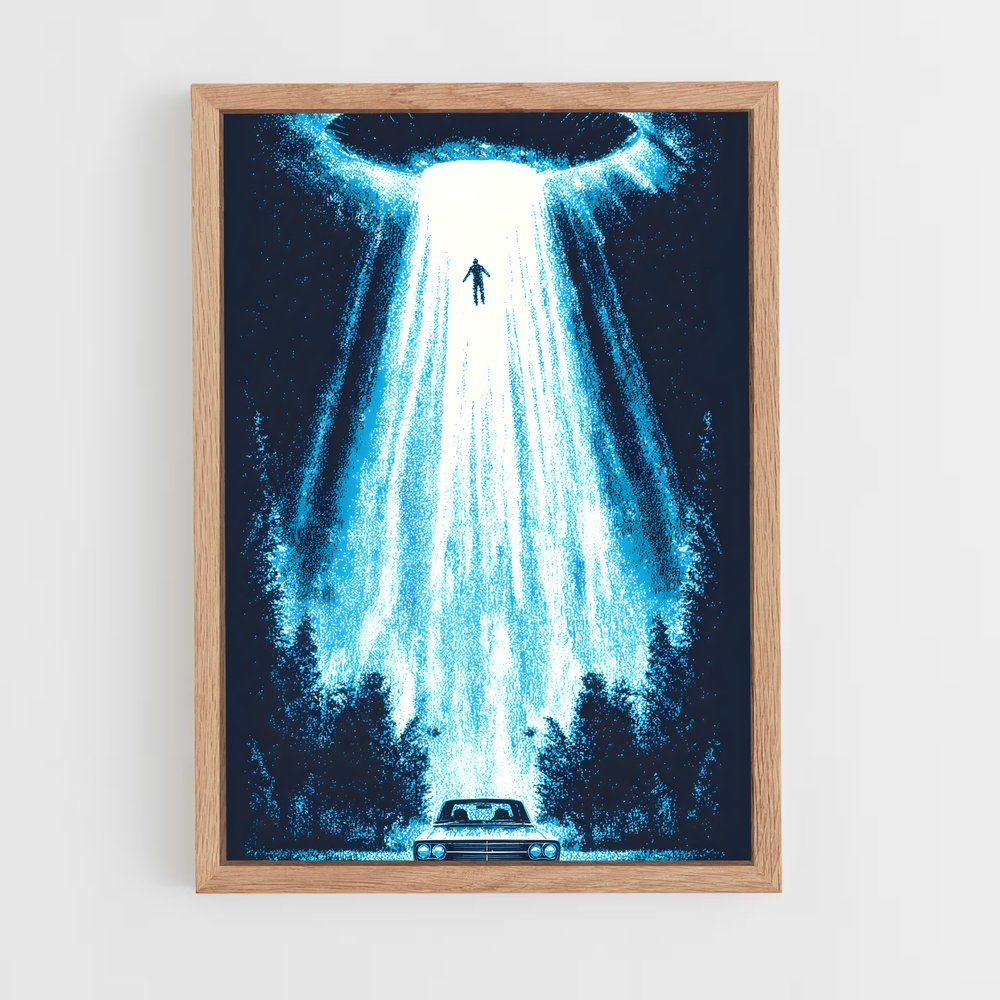 ap-alien abduction-4 cadre Bois clair