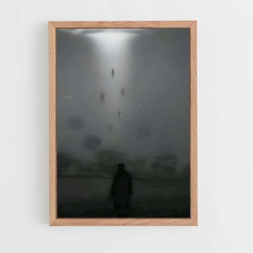 ap-alien abduction-5 cadre Bois clair