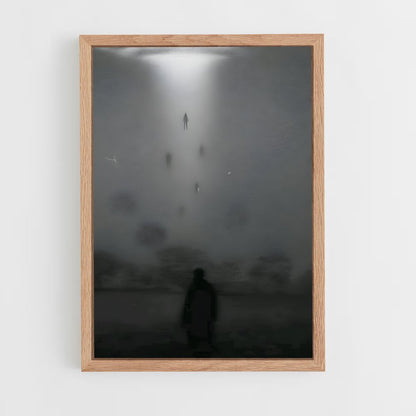 ap-alien abduction-5 cadre Bois clair