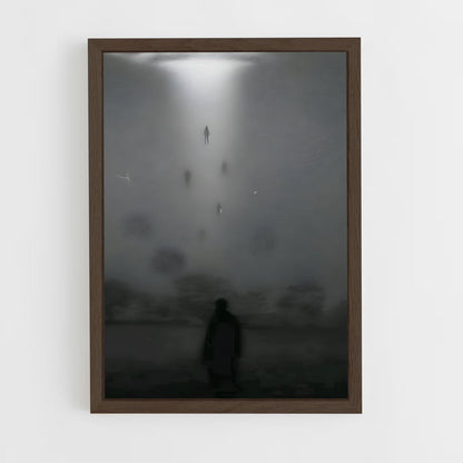 ap-alien abduction-5 cadre Bois foncé