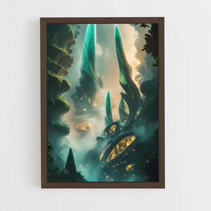 ap-alien civilization-1 cadre Bois foncé
