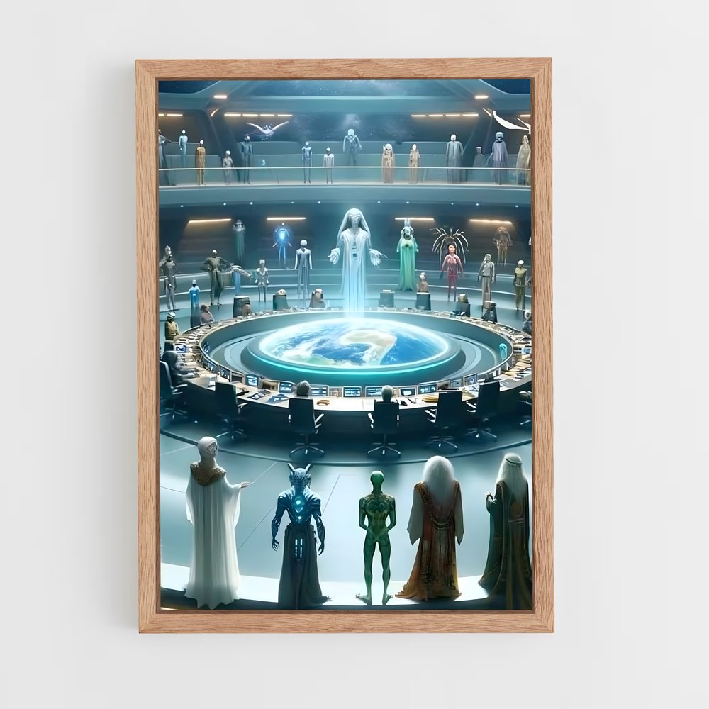 ap-alien civilization-10 cadre Bois clair