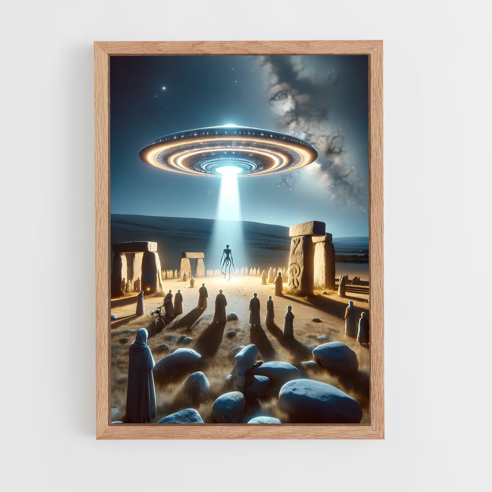 ap-alien civilization-14 cadre Bois clair