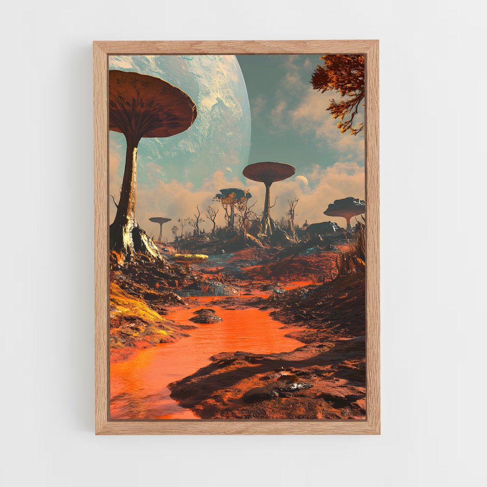 ap-alien civilization-2 cadre Bois clair