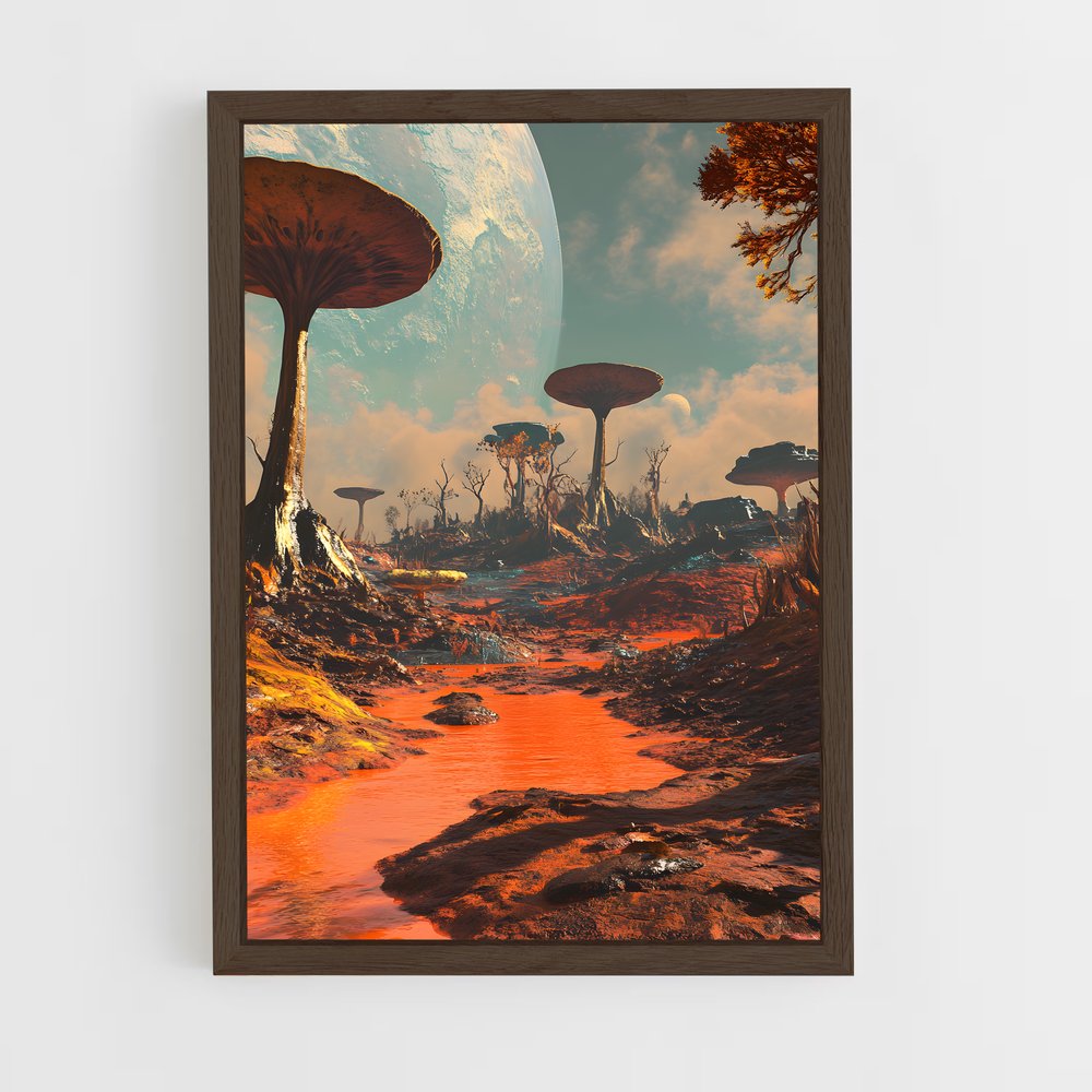 ap-alien civilization-2 cadre Bois foncé