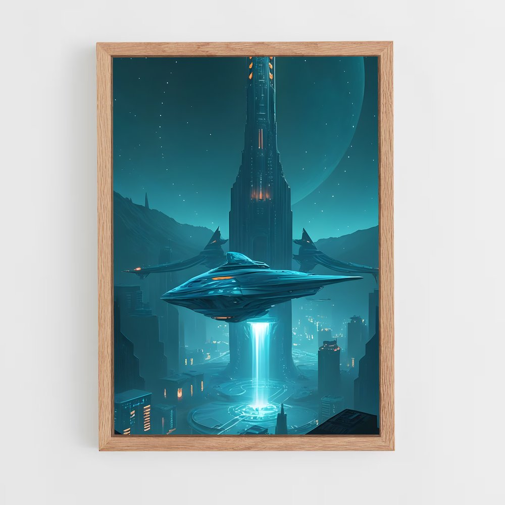 ap-alien civilization-5 cadre Bois clair