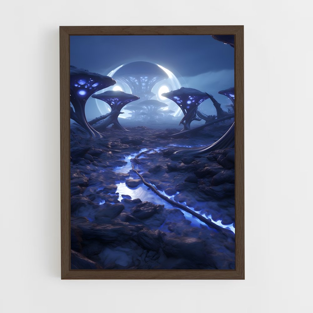 ap-alien civilization-6 cadre Bois foncé