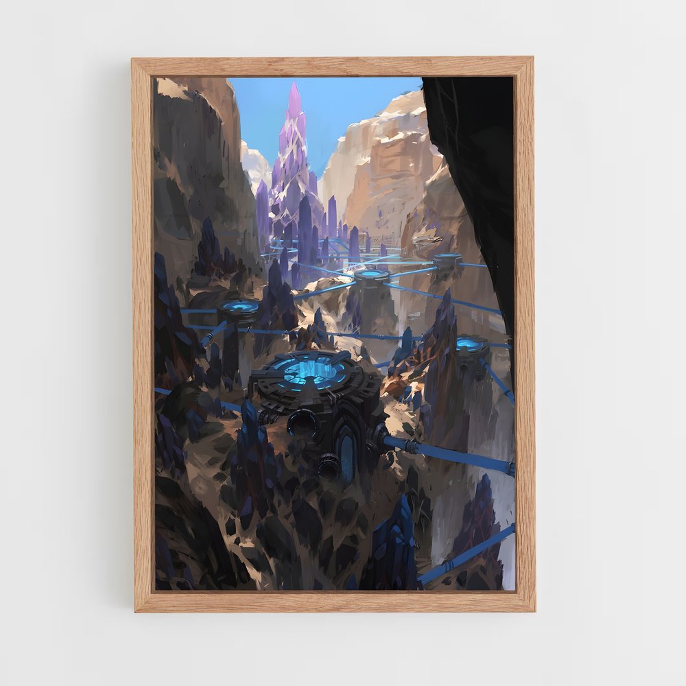 ap-alien civilization-7 cadre Bois clair