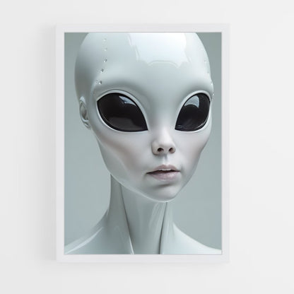 ap-alien head-1 cadre Blanc