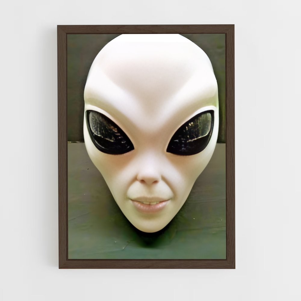 ap-alien head-2 cadre Bois foncé