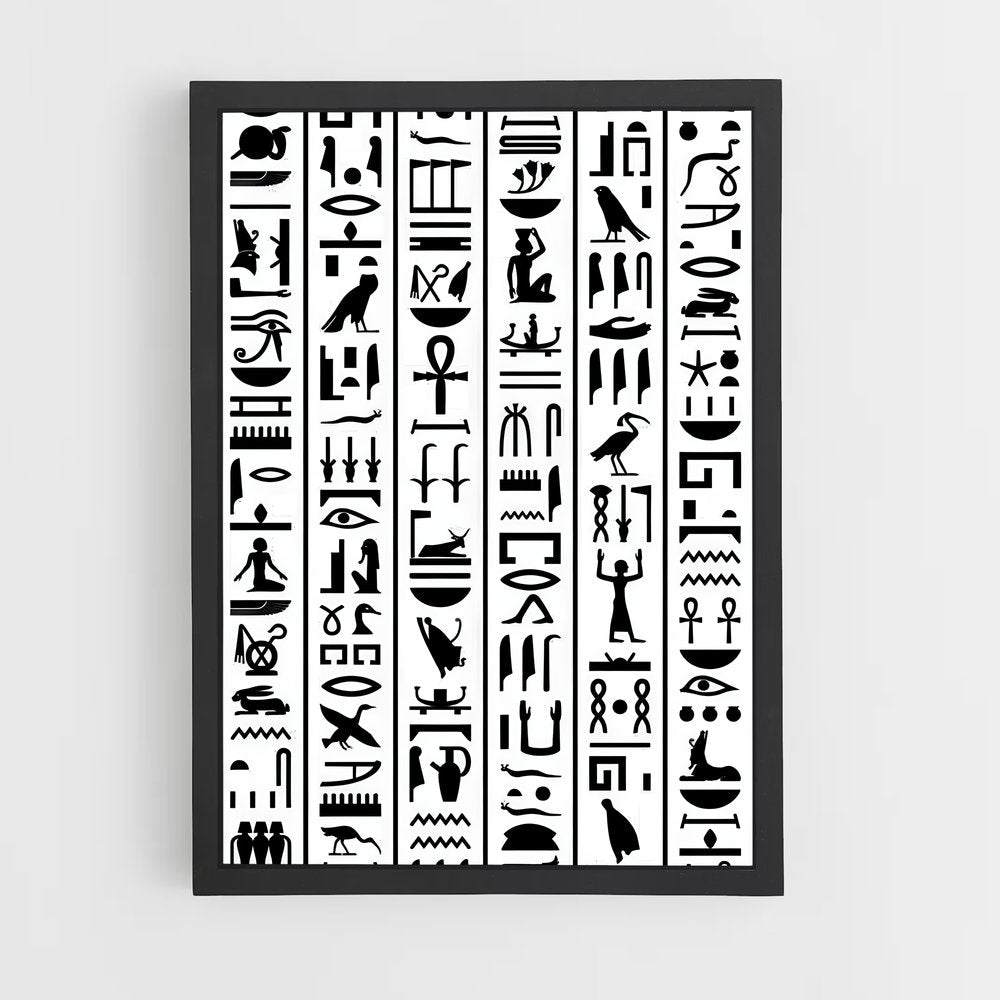 ap-alien hieroglyphs-1 cadre Noir