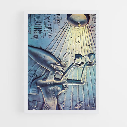 ap-alien hieroglyphs-2 cadre Blanc