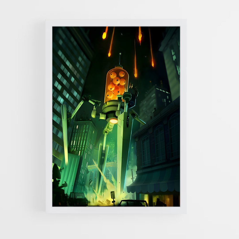 ap-alien invasion-1 cadre Blanc