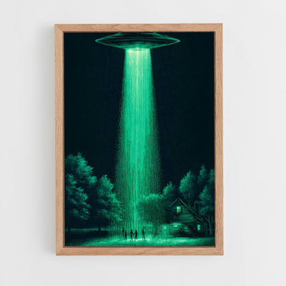 ap-alien invasion-2 cadre Bois clair