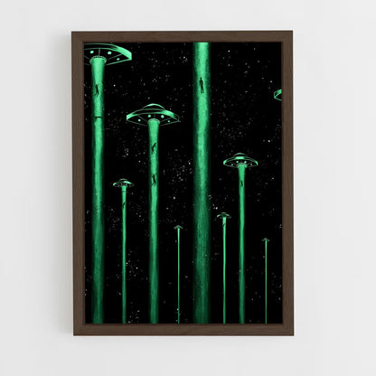 ap-alien invasion-7 cadre Bois foncé