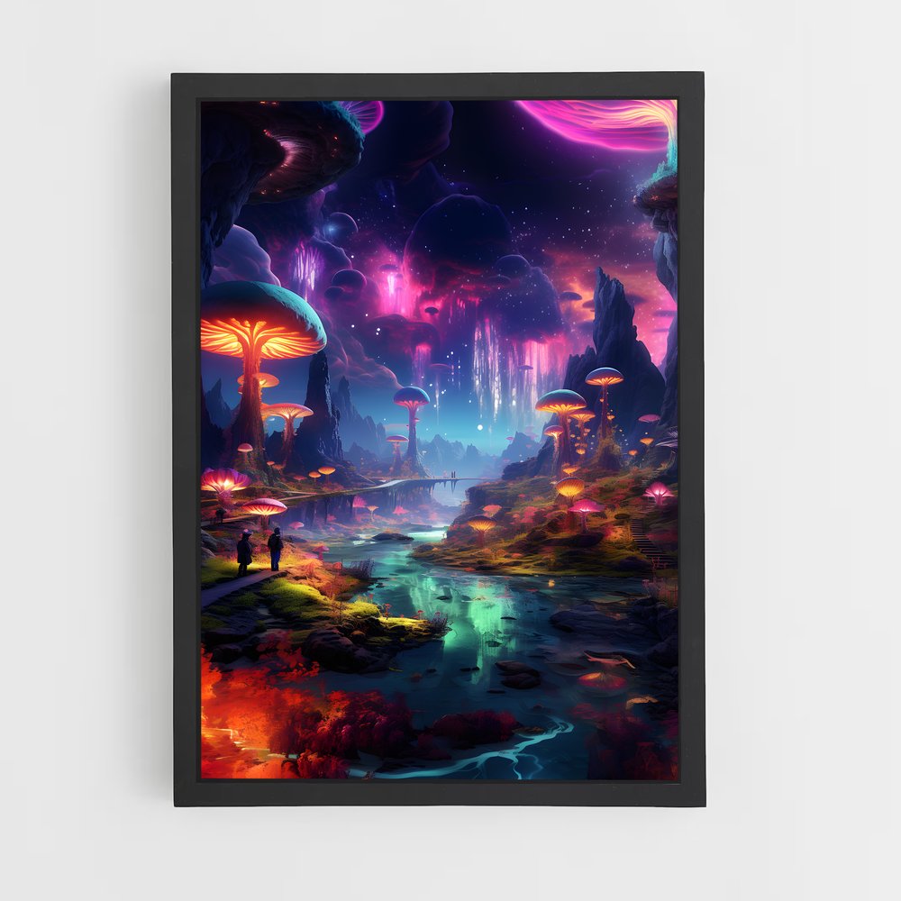 ap-alien landscape-2 cadre Noir