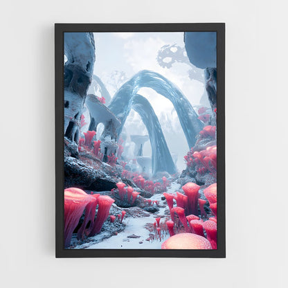 ap-alien landscape-3 cadre Noir