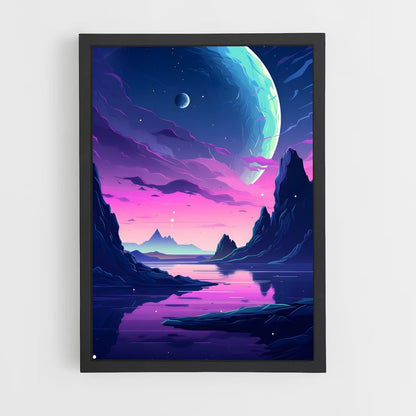 ap-alien landscape-6 cadre Noir