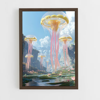 ap-alien planet-1 cadre Bois foncé