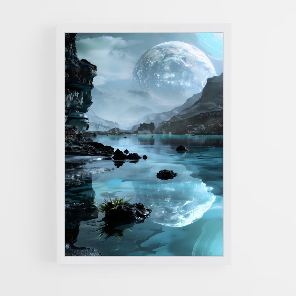 ap-alien planet-2 cadre Blanc