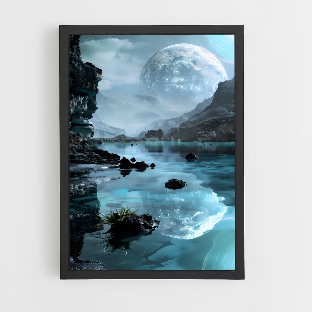 ap-alien planet-2 cadre Noir
