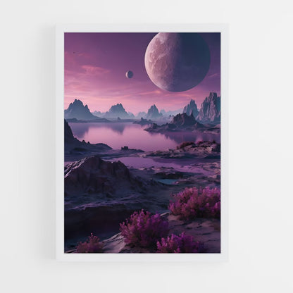 ap-alien planet-3 cadre Blanc