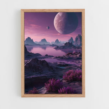 ap-alien planet-3 cadre Bois clair