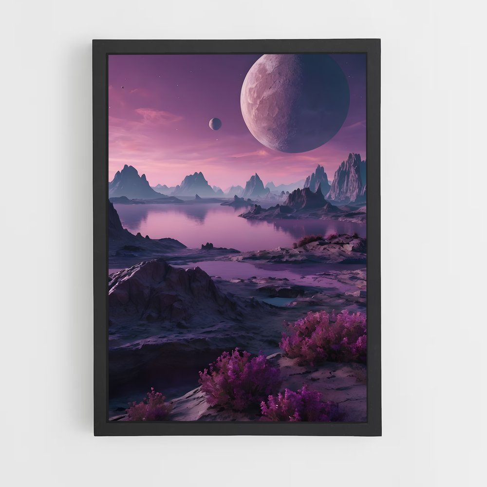 ap-alien planet-3 cadre Noir