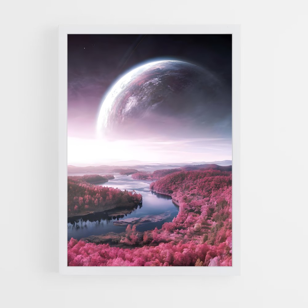 ap-alien planet-5 cadre Blanc