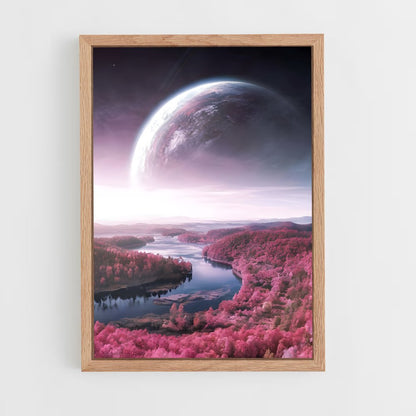 ap-alien planet-5 cadre Bois clair