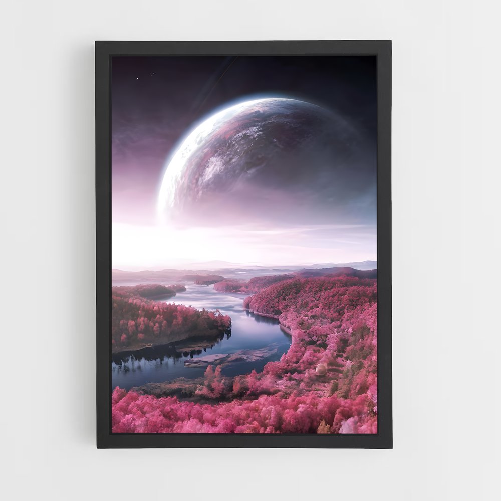 ap-alien planet-5 cadre Noir