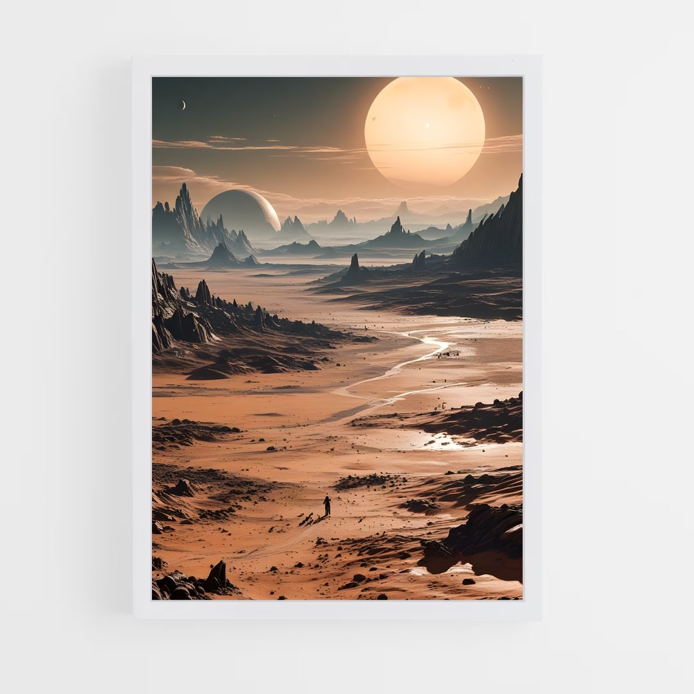 ap-alien planet-7 cadre Blanc