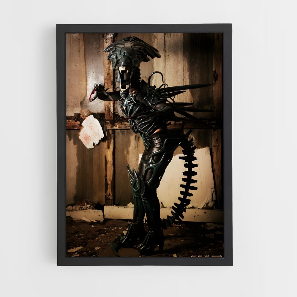 ap-alien queen-1 cadre Noir