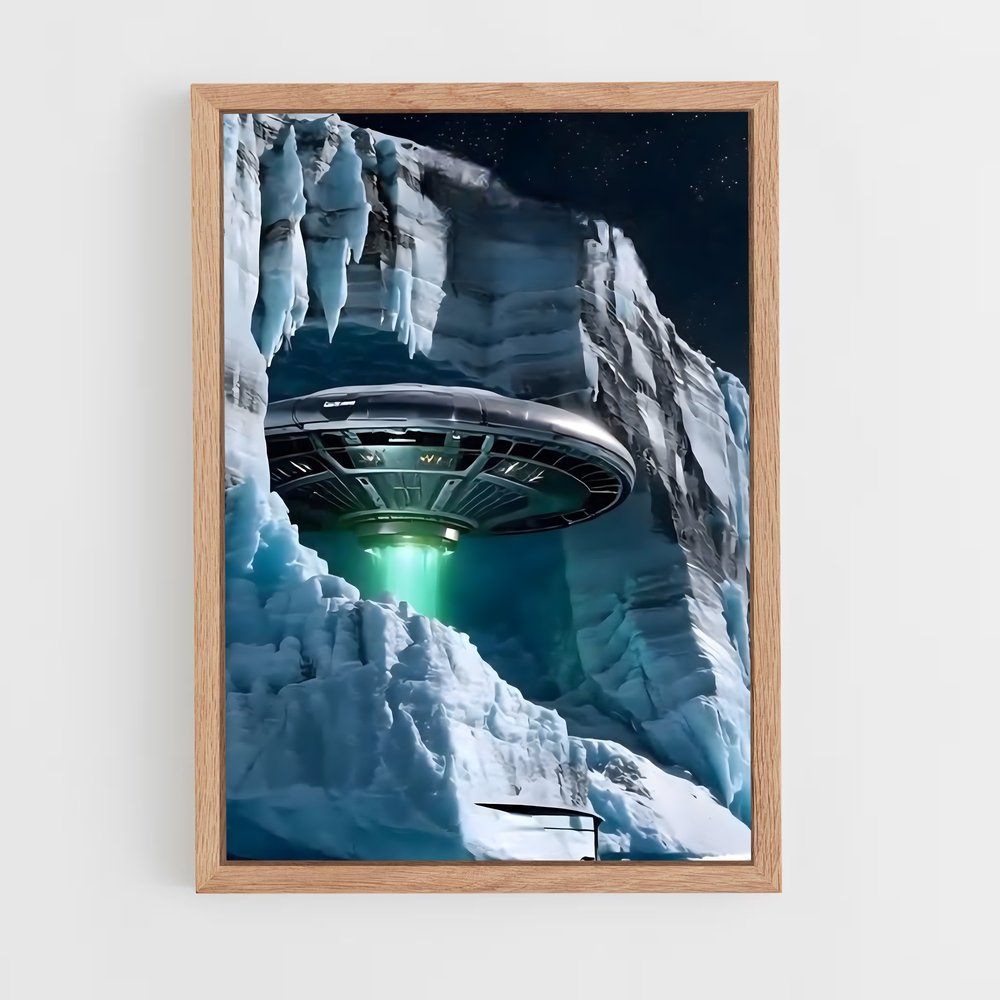 ap-alien spaceship-2 cadre Bois clair