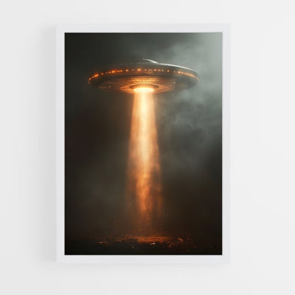 ap-alien spaceship-3 cadre Blanc