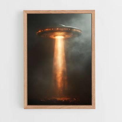 ap-alien spaceship-3 cadre Bois clair