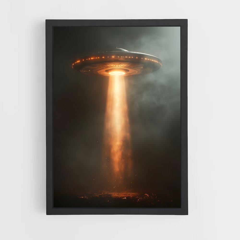 ap-alien spaceship-3 cadre Noir